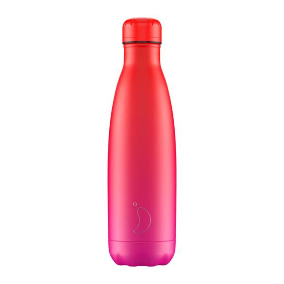 Personalised Red 500ml Thermos Insulated Water Bottle Like Chillys Bottle 